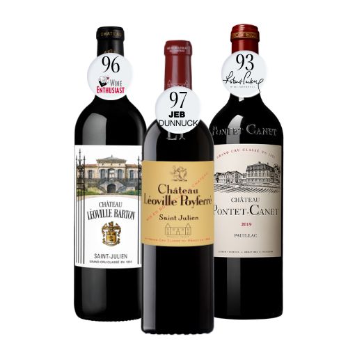 Trio Chateau Leoville Poyferre | Chateau Leoville Barton | Chateau Pontet Canet